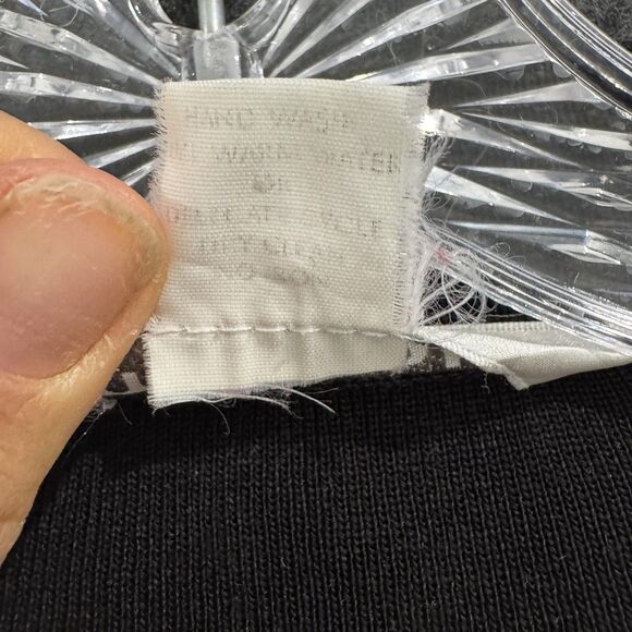 Exclusively Misook Sweater Women's Small Black Open Front Cardigan Pockets - Picture 8 of 9